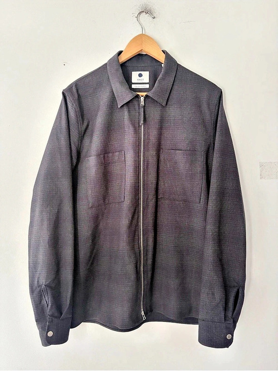 NN07 Other - NNO7 Dress Zip Shirt Wool Zip Shirt in Black Size Medium Like New